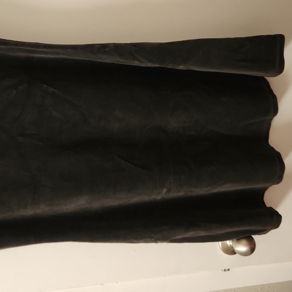 Cut Loose Velvet dress—charcoal color xs - Picture 8 of 9